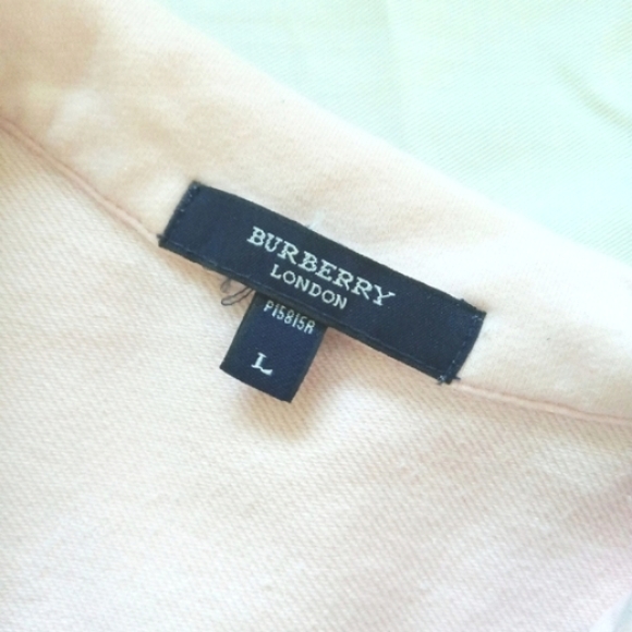 BURBERRY London Authentic Pink Zip Up Top - Picture 6 of 13